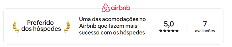 Selo Preferido dos Hóspedes no Airbnb